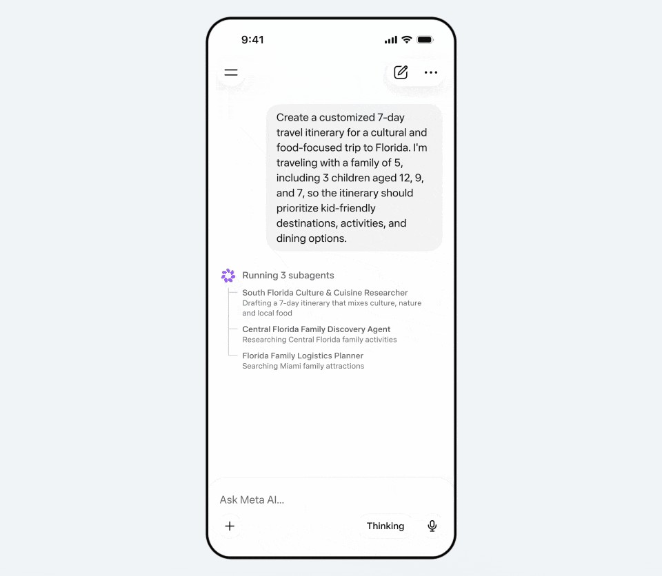 Meta Superintelligence Labs推出首款模型Muse Spark,Meta AI App及Meta.AI網頁全面升級 1 20260409 news Muse Spark01