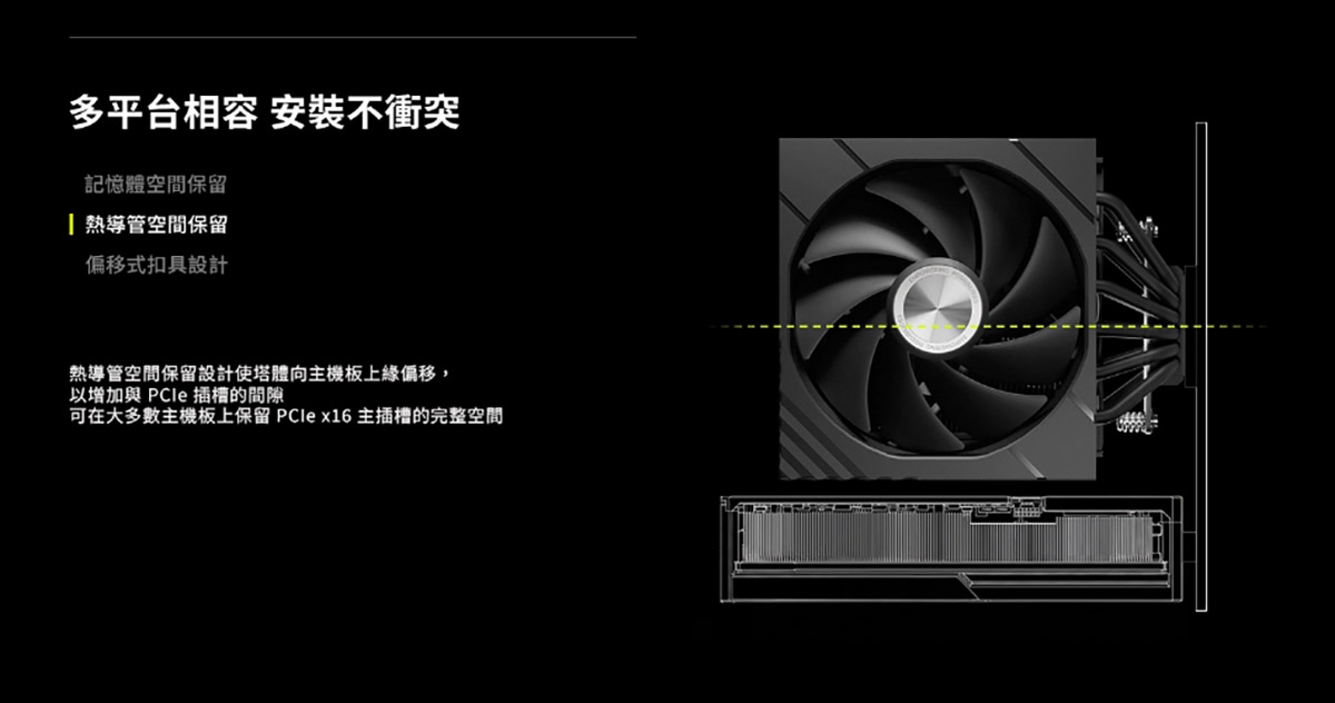 風冷極境的絕對統治:TRYX TURRIS液晶雙塔 — 滑軌快拆與0.4mm重工鰭片,鑄造TDP280W極靜頂規塔扇 16 20260413 NEWS 2 12