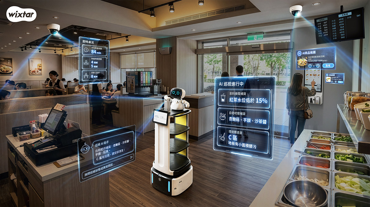 明基佳世達旗下WiXtar星益欣發表「AI 24HR巡店機器人」 1 20260527 NEWS 3 5