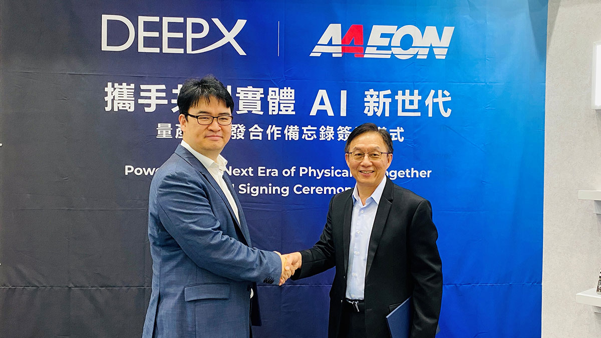 研揚科技與南韓IC科技大廠DEEPX簽署合作備忘錄,加速邊緣AI佈局 2 20260602 NEWS 2 21