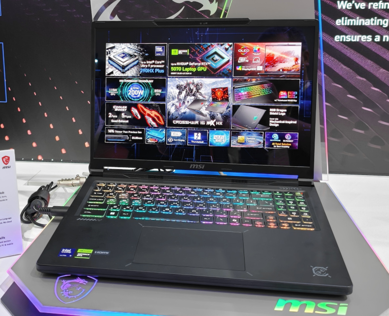 《COMPUTEX 2026展場巡禮》MSI Titan 18 HX「天龍座」典藏特仕版現身、玩具總動員與梵谷特仕版聯名登場,Claw 8 EX AI+電競掌機超強吸睛 21 Computex2026 msinb 23a