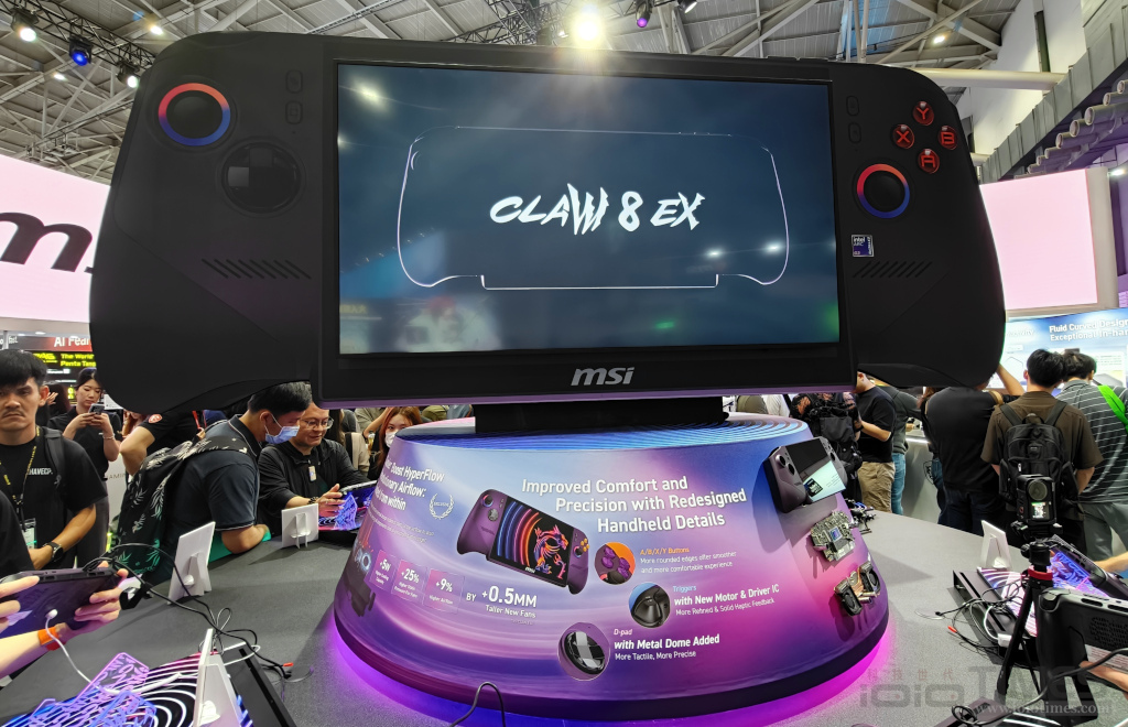 《COMPUTEX 2026展場巡禮》MSI Titan 18 HX「天龍座」典藏特仕版現身、玩具總動員與梵谷特仕版聯名登場,Claw 8 EX AI+電競掌機超強吸睛 25 Computex2026 msinb 31