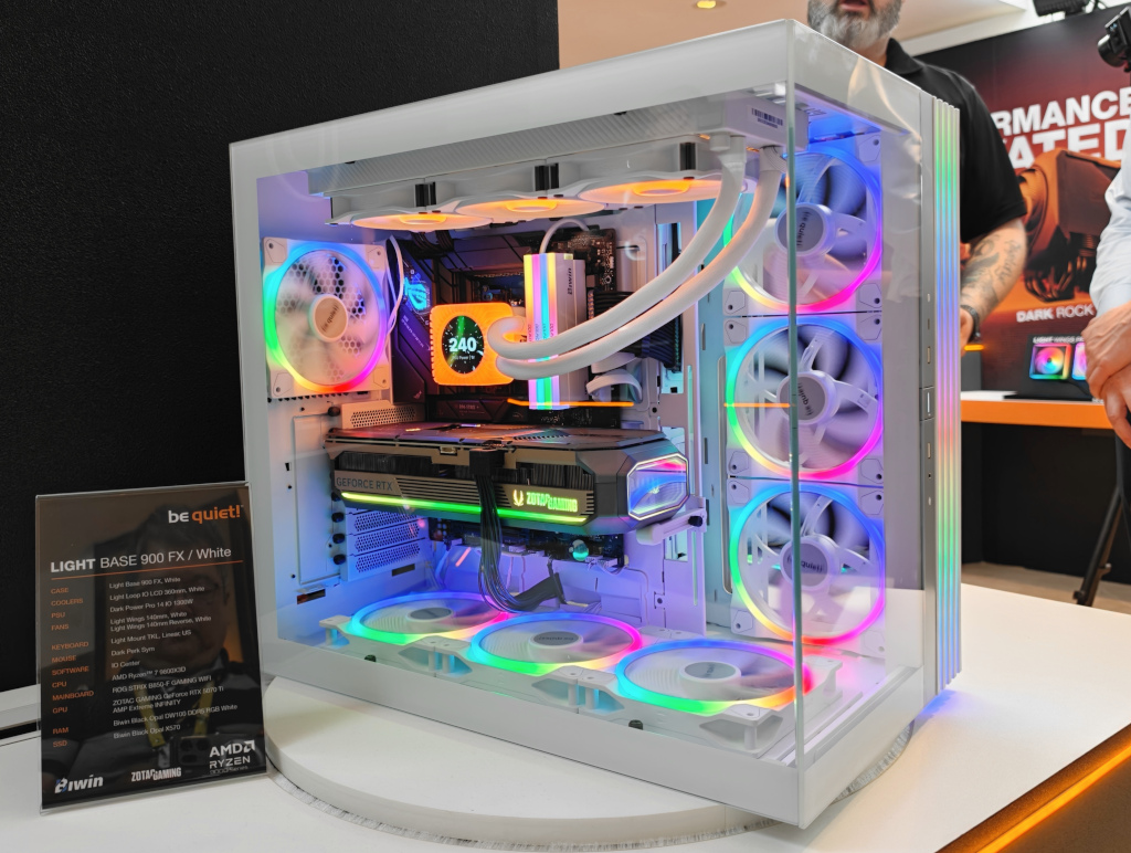 《COMPUTEX 2026展場巡禮》be quiet!為遊戲而生,機殼、散熱與電源供應器新品齊發 20 computex2026 bequiet 018
