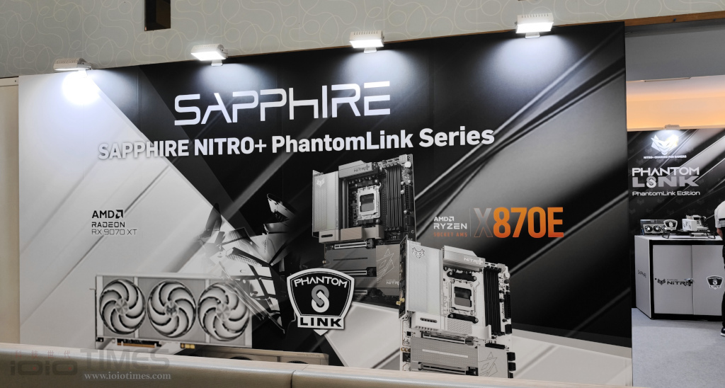 《COMPUTEX 2026展場巡禮》SAPPHIRE跨足AMD主機板領域展出多項新品、PhantomLink技術展現獨家優勢 6 computex2026 sapphire 11