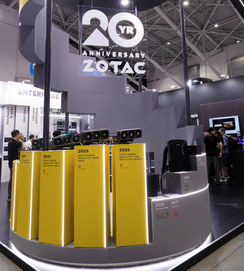 《COMPUTEX 2026展場巡禮》ZOTAC成立20週年慶、持續創新再造下一個20年輝煌歷程 2 computex2026 zotac 005