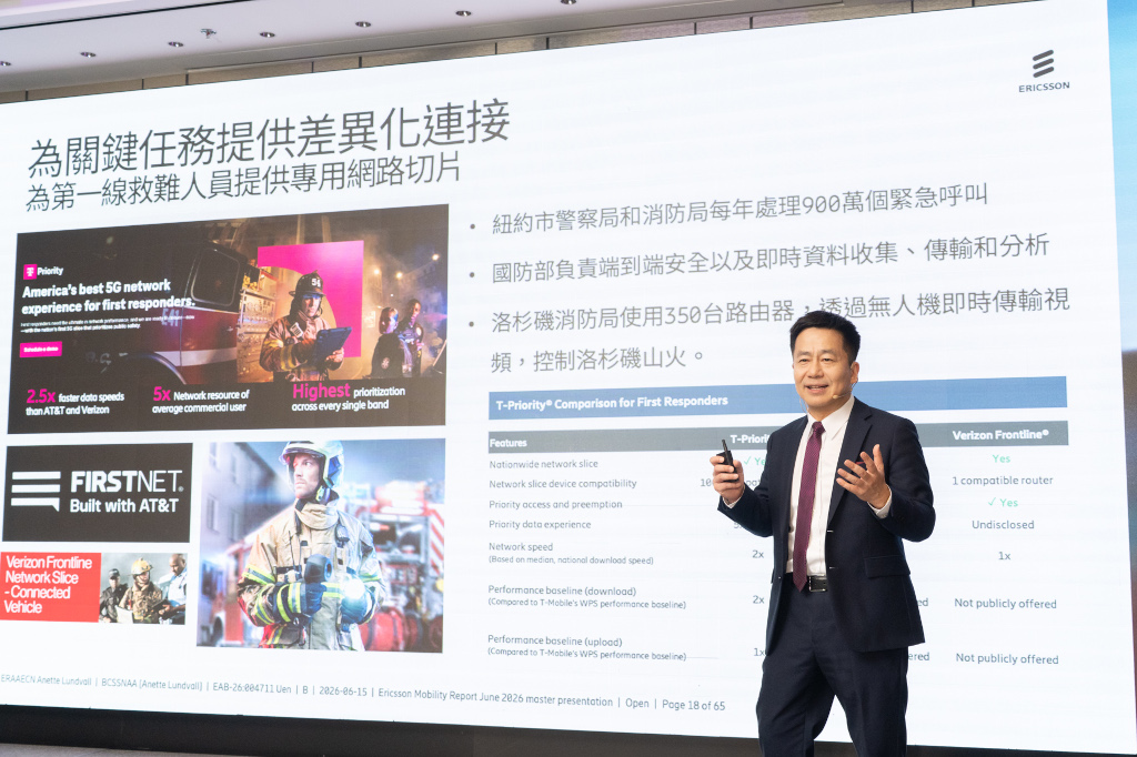 愛立信:5G SA差異化連接服務規模化推進,AI原生6G網路標準化將於2028年完成制定 2 20260701 news ericsson02